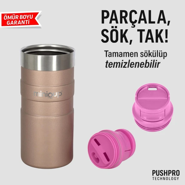 MiniQup 350ML Bej Termos - 4