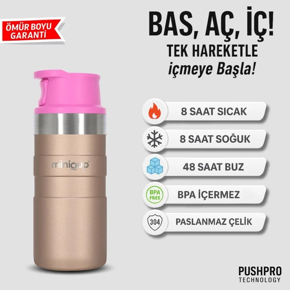 MiniQup 350ML Bej Termos - 2