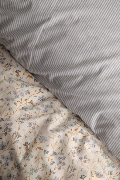 Tek Kişilik Miracle İndigo Nevresim Takımı - 3