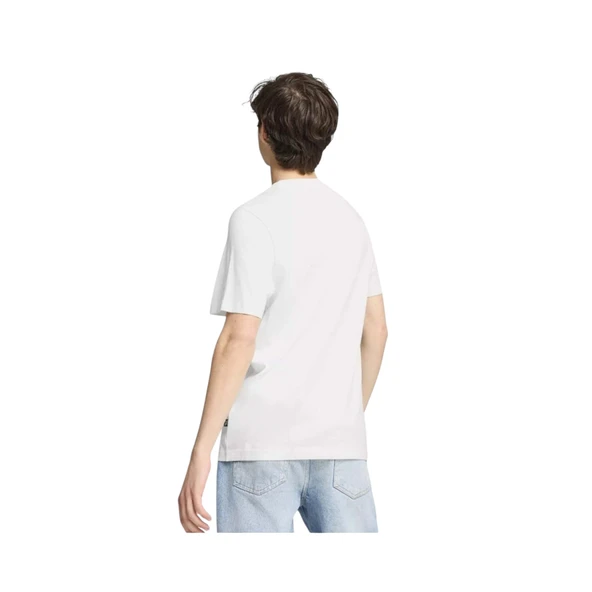 Graphics Sports Tee Tişort Erkek T-shirt Beyaz 683207-02 - Resim 5