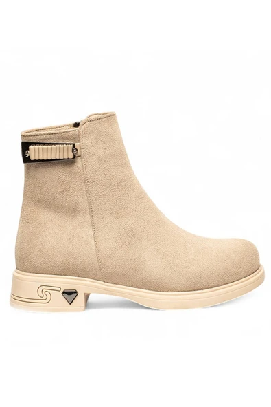 Celira Bej İçi Termal Astar Süet Kadın Bot NSB947 ürün görseli 1