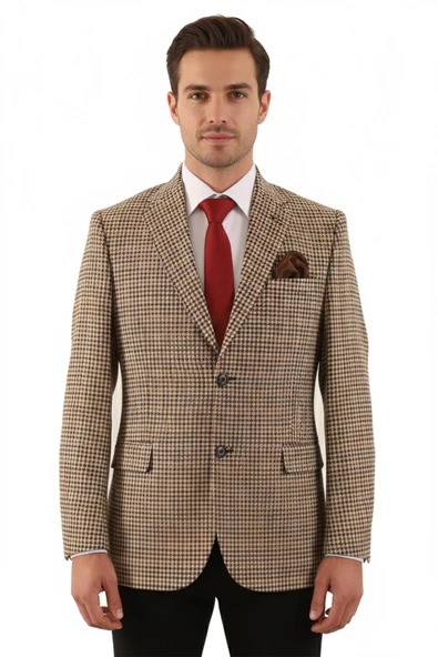 Slim Fit Erkek Tek Ceket ürün görseli 1