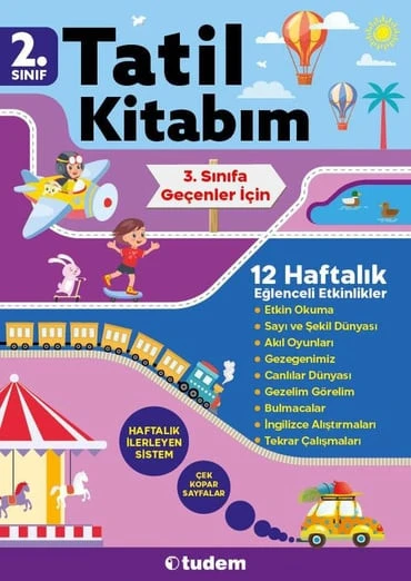TUDEM YAYINLARI 2. Sınıf Tatil Kitabım ürün görseli