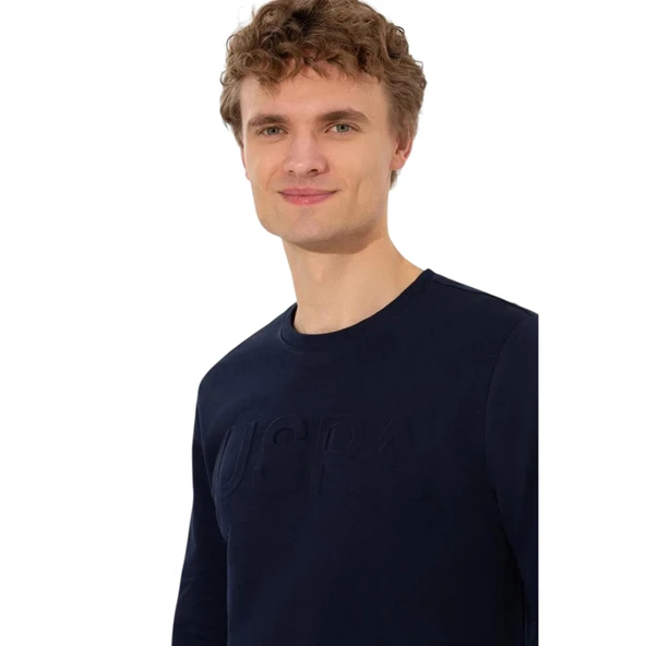 Erkek Dokuma Sweatshirt 1454255 - Resim 7