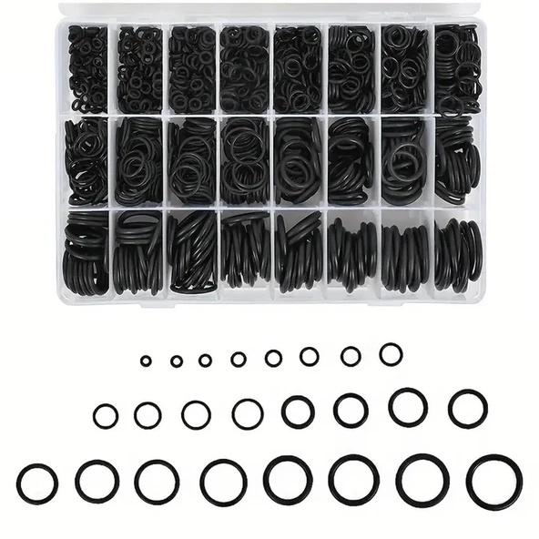 Powermaster PM-28533 800 Parça Kauçuk Conta Halka Seti 28 Farklı Ölçü O-Ring Nitril NBR Su Geçirmez - 4