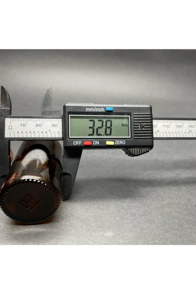 20ml kahverengi cam şişe roll-on şişe, 12 adet, bilye başlıklı şişe, cam şişe, roll-on şişesi, amber şişe - Resim 4