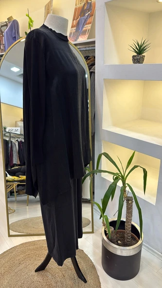 Nuss 1033 Cupra İpek Takım - SİYAH - Resim 7