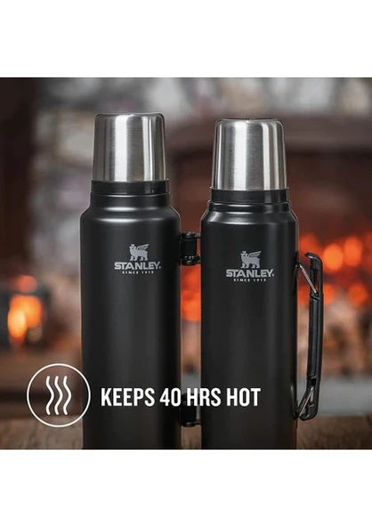 Stanley Klasik Vakumlu Çelik Termos 1.4 Lt SİYAH - 4