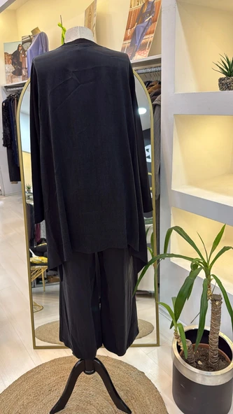 Nuss 1033 Cupra İpek Takım - SİYAH - Resim 6