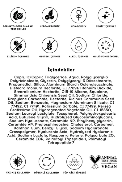 Cream Co. Allık Ruj Göz Farı Glow Tint Soft Mocha | Nemlendirici Makyaj | 504 Nude | Hyaluronik Asit Peptit - 4