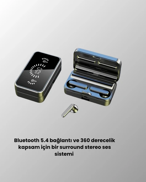 Bluetooth 5.4 Kablosuz Kulaklık – Gürültü Engelleme ve Dokunmatik Kontrol - 5