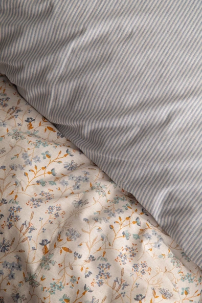 Tek Kişilik Miracle İndigo Nevresim Takımı -- - 2