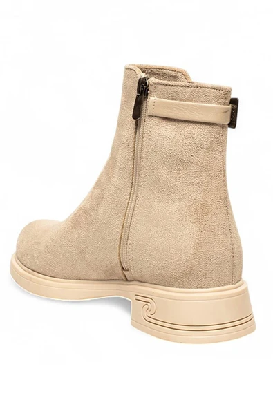 Celira Bej İçi Termal Astar Süet Kadın Bot NSB947 - Resim 3