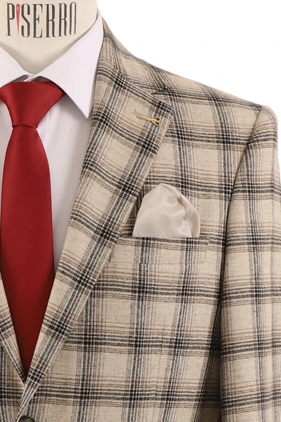 Slim Fit Erkek Tek Ceket - Resim 5