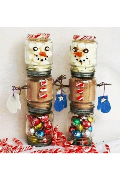 Cam Kavanoz 40cc Boş Şişe 50 Adet Nikah Şekeri Mum Beyaz Metal Kapaklı Şişeler - Resim 3