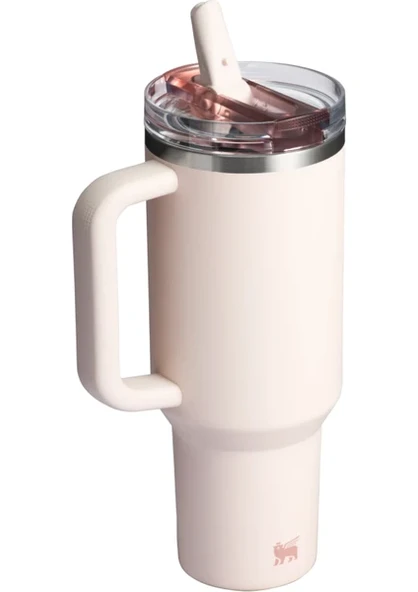 Stanley The Quencher ProTour 1.2 lt Pipetli Termos Bardak Rose - Resim 2