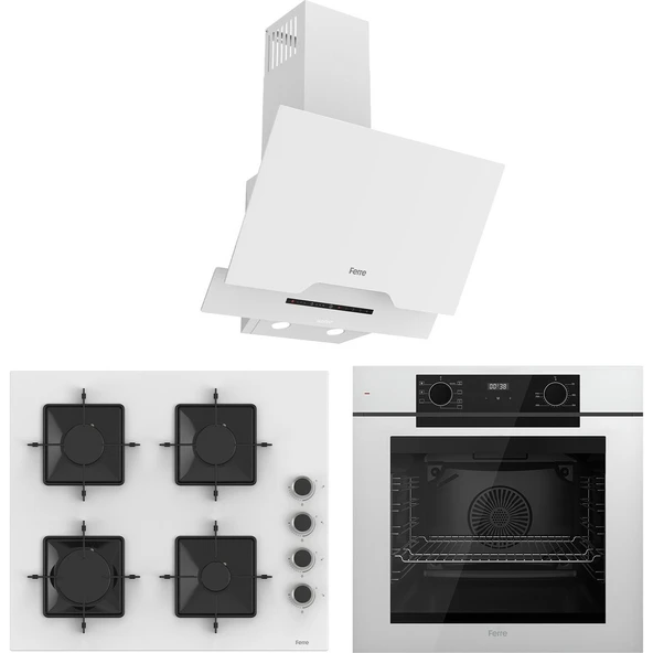 Ferre New Akion Silent Ankastre Set ( QEP63CB-SS206-D064SA ) ürün görseli 1