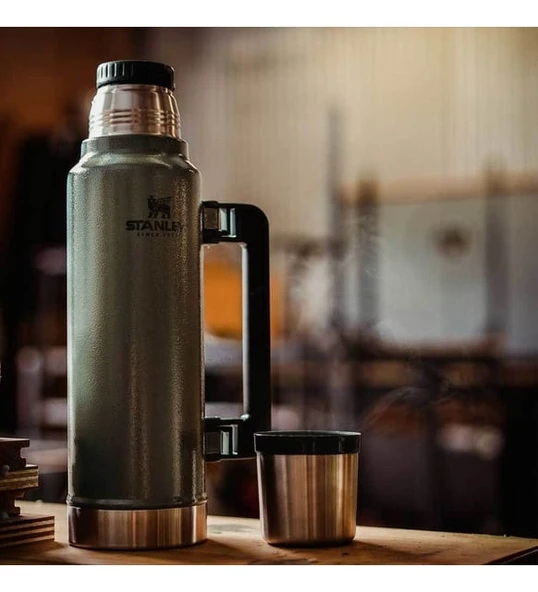 Stanley Klasik Vakumlu Çelik Termos 1.4 Lt Yeşil - 5