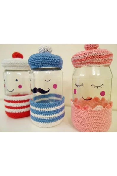 Cam Kavanoz 40cc Boş Şişe 50 Adet Nikah Şekeri Mum Beyaz Metal Kapaklı Şişeler - Resim 5