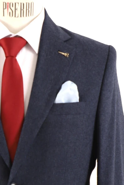 Slim Fit Erkek Tek Ceket - Resim 5