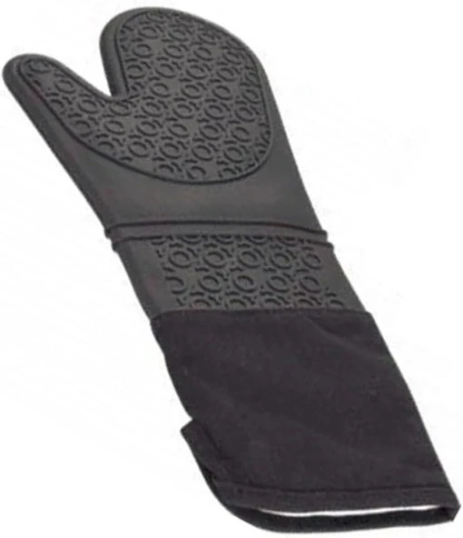 3B Trend 2 Adet Silikon Yanmaz Yapışmaz Yalıtımlı Mutfak Fırın Eldiveni - Resim 4