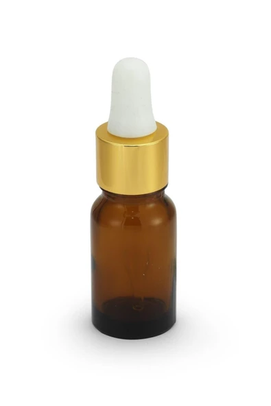 20ml - Amber Damlalıklı Kahverengi Cam Şişe - (10 ADET) - 2