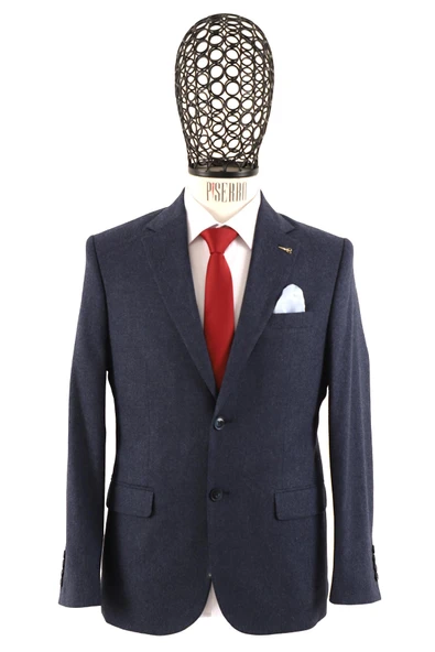 Slim Fit Erkek Tek Ceket - Resim 3