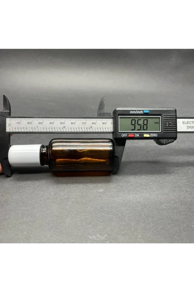 20ml kahverengi cam şişe roll-on şişe, 12 adet, bilye başlıklı şişe, cam şişe, roll-on şişesi, amber şişe - Resim 3