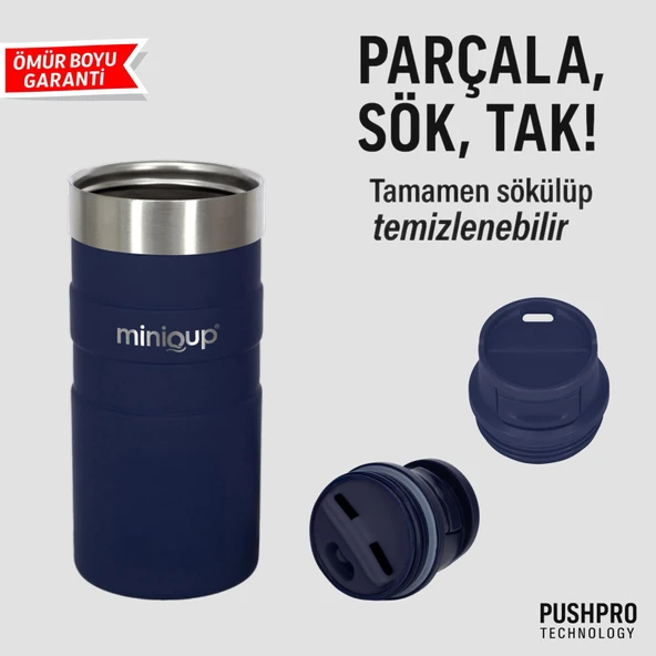 MiniQup 350ML Lacivert Termos - 5