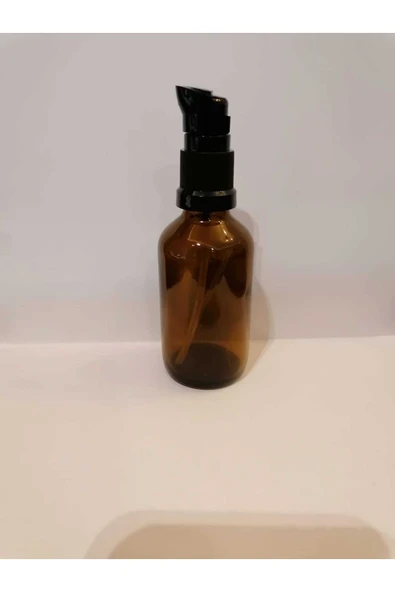 50cc ,50 Adet,kahverengi, Serum Pompalı ,şişe ,boş Şişe, Medikal Şişe, Emniyet Kapaklı