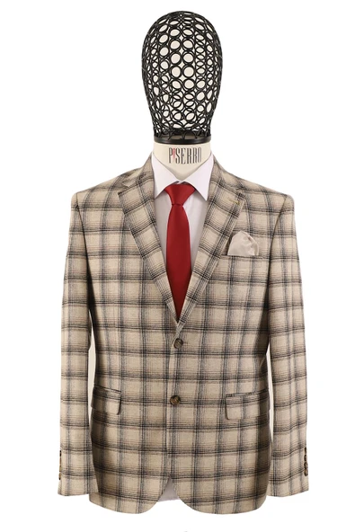 Slim Fit Erkek Tek Ceket - Resim 3