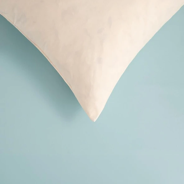 %5 Gıdık Krem Kaz Tüyü Yastık 50x70 Cm - 2