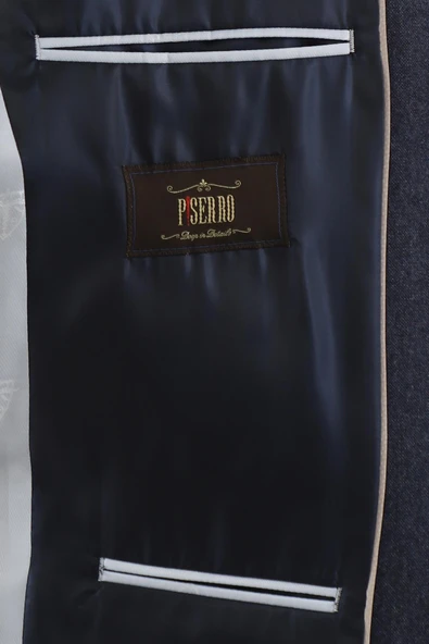 Slim Fit Erkek Tek Ceket - Resim 6