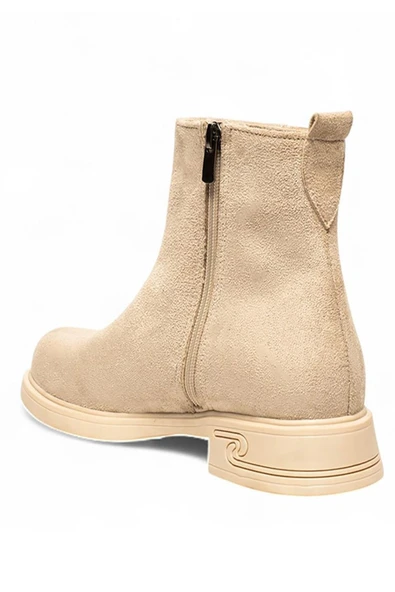 Celira Bej İçi Termal Astar Süet Kadın Bot NSB946 - Resim 3