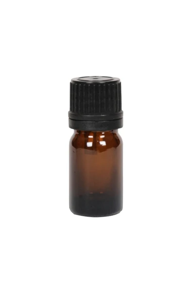 Spain 10 Adet 5 ml Medikal Kahverengi Kehribar(AMBER) Cam Şişe ( Içten Damlalıklı 5 Cc ) - 4