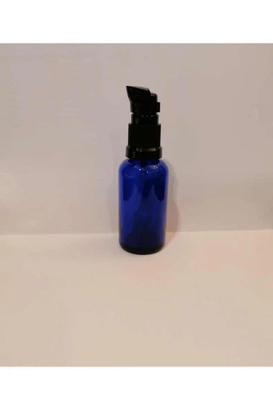 30cc 50 Adet Mavi  Serum Pompalı  Boş Şişe ürün görseli