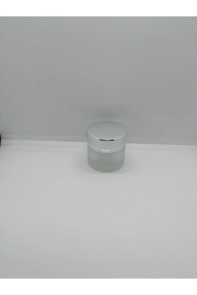 10cc Şeffaf Buzlu Cam Krem Kavanozu,boş Kutu,kozmetik Kutu,100 Adet ürün görseli