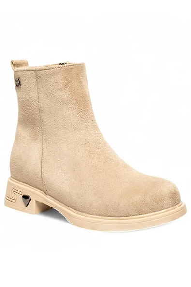 Celira Bej İçi Termal Astar Süet Kadın Bot NSB946 - Resim 2