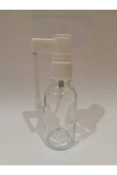 10cc Şeffaf Ağız Spreyli Cam Şişe,medikal Şişe,50 Adet ürün görseli