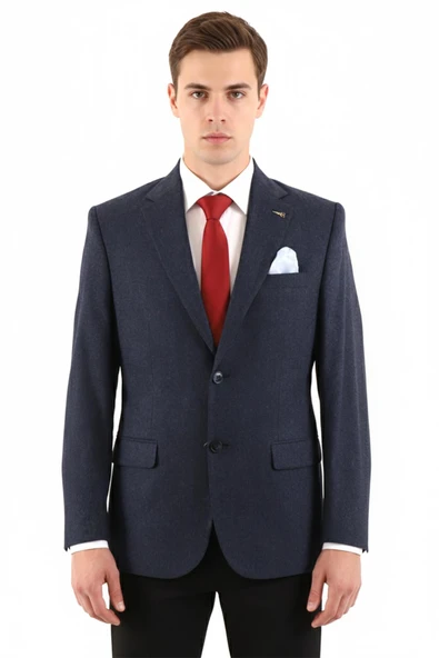 Slim Fit Erkek Tek Ceket ürün görseli 1