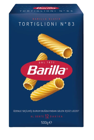 Barilla Tortiglioni (Kalın Kesme) Makarna 500 gr X 9 adet - Resim 2