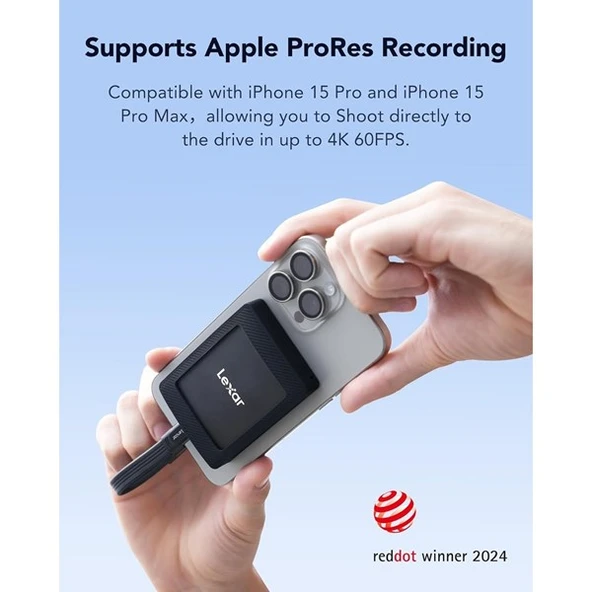 <![CDATA[LEXAR 1TB SL500 PORTABLE SSD LSL500X001T-RNBNU USB 3.2 SSD HARİCİ DİSK]]> - 4