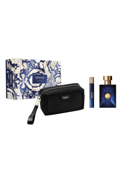 Versace Dylan Blue Pour Homme Edt 100 Ml  Erkek Set. ürün görseli 1