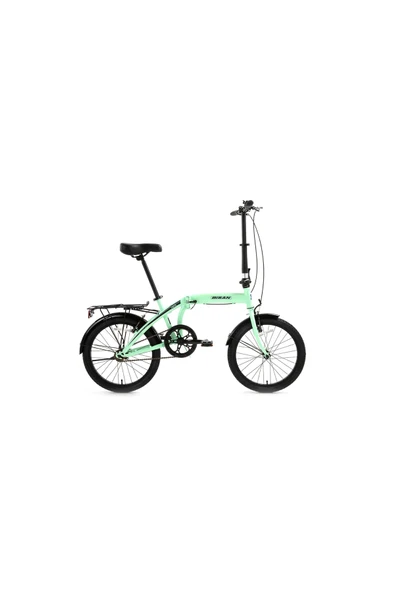 Bisan Twin V Fren Vitessiz 20 Jant Katlanır Bisiklet Mint Yeşil Siyah ürün görseli 1