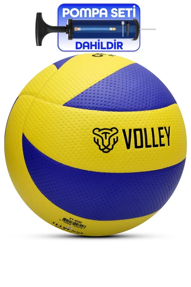 Sert Zemin Voleybol Topu Pompalı SET 8 Panel Sert Deri İç-Dış Mekan Uygun Dayanıklı VT600 ürün görseli 1