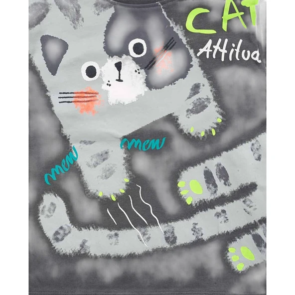 Hayvan Figürlü Erkek Çocuk T-shirt - Resim 4