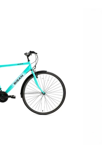 Bisan Hardy Şehir Bisikleti 42 Cm V Fren 26 Jant 21 Vites Turkuaz Siyah Beyaz - Resim 2