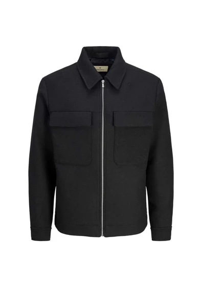 Jack&jones 12259393 Erkek Mont - Siyah - Resim 4