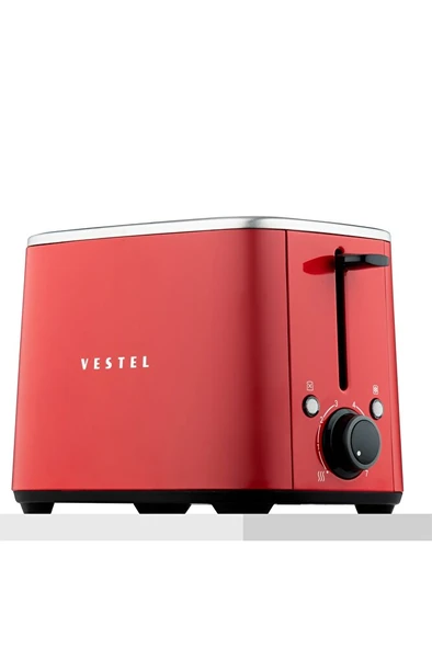 Retro Kırmızı Ekmek Kızartma Makinesi - 3