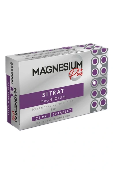 Goodday Magnesium Plus Sitrat 30 Tablet ürün görseli